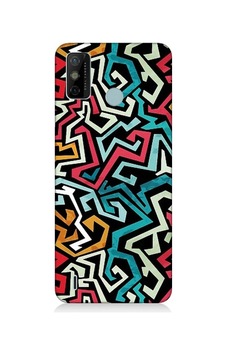 Tecno Spark 6 Go Uyumlu Pop Art Grafiti Grunge Desenli Silikon Kılıf Tecno Spark 6 Go Uyumlu Pop Art Grafiti Grunge Desenli Silikon Kılıf