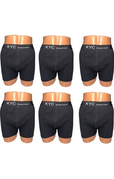 Kyc Shopping 6 Adet Siyah Renk Pamuklu Likralı Penye Esnek Kumaş Boxer Siyah Kyc Shopping 6 Adet Siyah Renk Pamuklu Likralı Penye Esnek Kumaş Boxer Siyah
