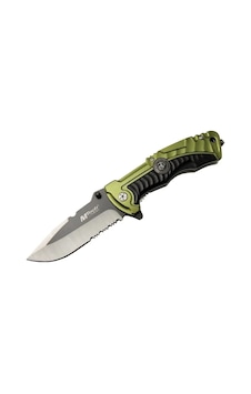 Mtech 4-12-1 Haki Kurtarma / Kamp Çakısı 21cm- Yarı Otomatik, Testere Detaylı, Cam Kırma Aparatlı, Kemerlikli Mtech 4-12-1 Haki Kurtarma / Kamp Çakısı 21cm- Yarı Otomatik, Testere Detaylı, Cam Kırma Aparatlı, Kemerlikli