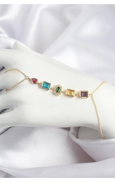 Pirinç Renkli Zirkon Taşlı Model Gold Renk Şahmeran 5886 Çok Renkli Pirinç Renkli Zirkon Taşlı Model Gold Renk Şahmeran 5886 Çok Renkli