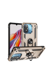 Uryport Xiaomi Redmi 12c Kılıf Sofya Yüzüklü Silikon Kapak - Gold Uryport Xiaomi Redmi 12c Kılıf Sofya Yüzüklü Silikon Kapak - Gold