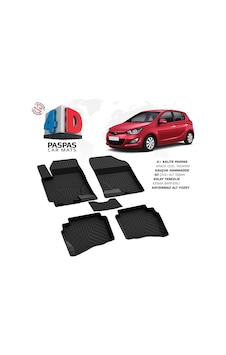 Hyundai İ20 4d Araca Özel Havuzlu Kauçuk Paspas 2009-2014