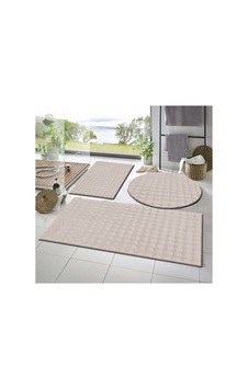 Raschel Carpet Balat Halı Kaymaz Taban Yıkanabilir Bubble Peluş Banyo Paspası Kahverengi Raschel Carpet Balat Halı Kaymaz Taban Yıkanabilir Bubble Peluş Banyo Paspası Kahverengi