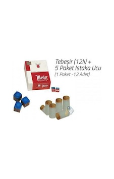 Bilardo Tebeşir + Istaka Ucu Seti Bilardo Tebeşir + Istaka Ucu Seti