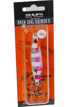 Shufa Jig Series 40 Gr Jig Yem Pink Zebra Glow Shufa Jig Series 40 Gr Jig Yem Pink Zebra Glow