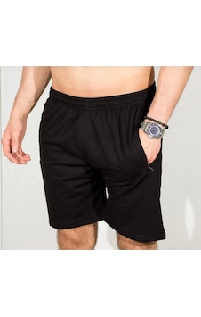 Unisex Penye Baharlık Şort Siyah