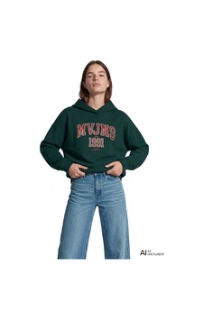 Mavi Logo Sweatshırt Koyu Çam Yeşili Yeşil Kadın Sweatshirt M1s20141-71929 Mavi Logo Sweatshırt Koyu Çam Yeşili Yeşil Kadın Sweatshirt M1s20141-71929