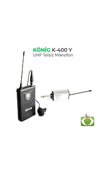 KÖNİG K-400 UHF 1 YAKA TELSİZ MİKROFON