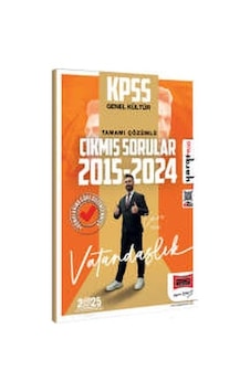Yargı Yayınları 2025 KPSS Genel Kültür 2015-2024 Vatandaşlık Konularına Göre Düzenlenmiş Tamamı Çözümlü Çıkmış Sorular Yargı Yayınları 2025 KPSS Genel Kültür 2015-2024 Vatandaşlık Konularına Göre Düzenlenmiş Tamamı Çözümlü Çıkmış Sorular