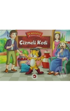Üç Boyutlu Çizmeli Kedi - Beyaz Balina Yayınları