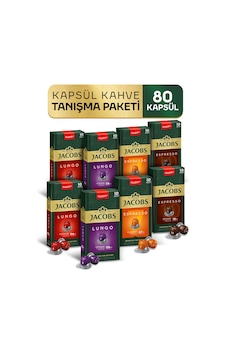 Jacobs Kapsül Tanışma Seti 8 x 10'lu Jacobs Kapsül Tanışma Seti 8 x 10'lu