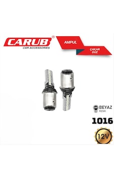Arka Stop Ampülü Çakarlı Ledli Beyaz Renk 1 Adet Arka Stop Ampülü Çakarlı Ledli Beyaz Renk 1 Adet