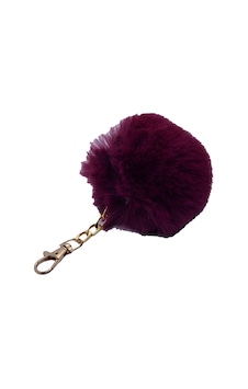 Patlıcan Moru Renk Peluş Ponpon Anahtarlık 973 Patlıcan Moru Renk Peluş Ponpon Anahtarlık 973
