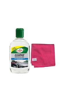 Turtle Wax Cam Yağmur Kaydırıcı + Mikrofiber Bez