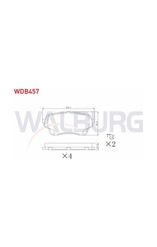 Suzuki Grand Vitara Iı Jt 2.0ı 2005 / Suzuki Grand Vitara Iı Jt 1.6 Vvt-ı 2005 Ön Fren Balatası Suzuki Grand Vitara Iı Jt 2.0ı 2005 / Suzuki Grand Vitara Iı Jt 1.6 Vvt-ı 2005 Ön Fren Balatası