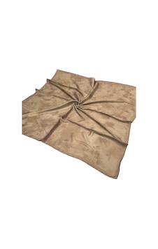 Silk Home Desenli Shiny Eşarp - 8647 - Dore - Dore Silk Home Desenli Shiny Eşarp - 8647 - Dore - Dore