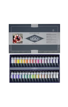 Mijello Mission Titanium Class Tüp Guaj Boya Seti 15 Ml X 34 Renk Çok Renkli