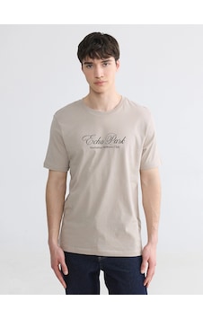 LC Waikiki Xsıde Bej Bisiklet Yaka Manhattan Baskılı Erkek Tişört Beıge LC Waikiki Xsıde Bej Bisiklet Yaka Manhattan Baskılı Erkek Tişört Beıge