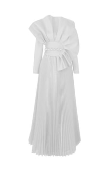 Senna Vıolanda Dress Ekru Ekru