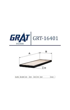 Kabin Filtresi Grat 16401 Hyundai Accent 2003-2006 Kabin Filtresi Grat 16401 Hyundai Accent 2003-2006