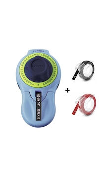 Dymo Junior Etiket Makinesi + Siyah Ve Kırmızı Yedek Şerit Dymo Junior Etiket Makinesi + Siyah Ve Kırmızı Yedek Şerit