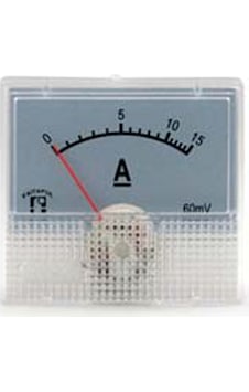 Ampermetre 48x45mm Ekran 44x25mm 15a Dc Ampermetre 48x45mm Ekran 44x25mm 15a Dc