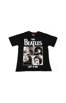 The Beatles Let It Be Tişört Siyah Çok Renkli The Beatles Let It Be Tişört Siyah Çok Renkli