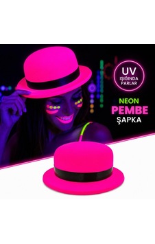 Mmb-trade Neon Pembe Uv Parti Şapkası Plastik Mmbz Diğer Mmb-trade Neon Pembe Uv Parti Şapkası Plastik Mmbz Diğer