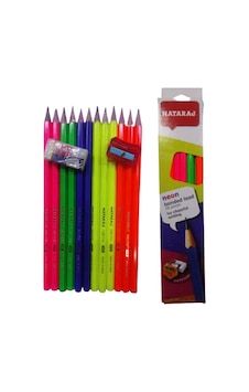 Nataraj Kurşun Kalem Hb 1 Düzine Kalemtraş Silgi N11.3724 Nataraj Kurşun Kalem Hb 1 Düzine Kalemtraş Silgi N11.3724