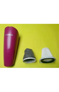 Arnica Merlin Pro Fuşya Süpürge Gövdesi + Merlin Hepa Filtre