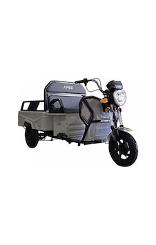 Apt4 3 Teker Moped Koyu Metalik Gri