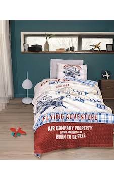Cotton Box Junior Tek Kişilik Complete Set Flying Gri Cotton Box Junior Tek Kişilik Complete Set Flying Gri