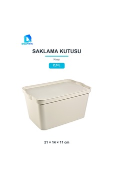 Keep Saklama Kutusu 2,3 L Kapaklı Ev Düzenleyici Çok Renkli Keep Saklama Kutusu 2,3 L Kapaklı Ev Düzenleyici Çok Renkli
