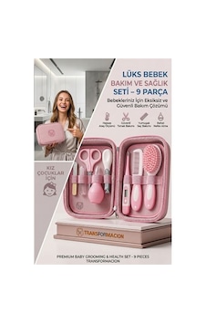 Zenvac Pembe 9 Parça Bebek Bakım Seti, Yenidoğan Hediye Zindelik Kiti Tırnak Makası Ateş Ölçer 723161 Zenvac29 Zenvac Pembe 9 Parça Bebek Bakım Seti, Yenidoğan Hediye Zindelik Kiti Tırnak Makası Ateş Ölçer 723161 Zenvac29