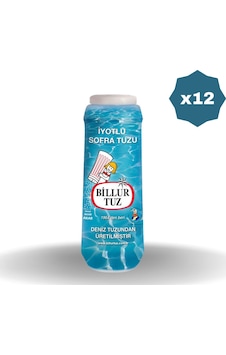Billur Tuz Tuzluklu 500 Gr - 12 Adet