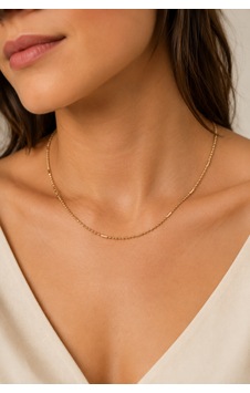 Balenbi Jewelry Minimal Çubuk Detaylı İnce Zincir Kararmaz Çelik Kadın Kolye 14k Gold 1165 Altın Balenbi Jewelry Minimal Çubuk Detaylı İnce Zincir Kararmaz Çelik Kadın Kolye 14k Gold 1165 Altın