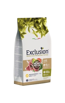 Exclusion Mediterraneo Monoprotein Düşük Tahıllı Kuzu Etli Ve Narlı Orta Irk Yetişkin Köpek Maması 3 KG Exclusion Mediterraneo Monoprotein Düşük Tahıllı Kuzu Etli Ve Narlı Orta Irk Yetişkin Köpek Maması 3 KG