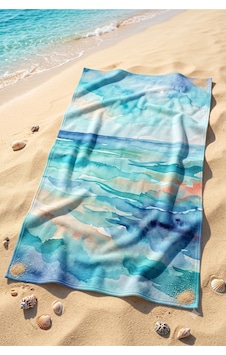 75x150 Cm Plaj Havlusu Çiçek & Sanatsal Koleksiyonu Premium Özel Tasarım Hızlı Kuruyan Havlu Mavi 75x150 Cm Plaj Havlusu Çiçek & Sanatsal Koleksiyonu Premium Özel Tasarım Hızlı Kuruyan Havlu Mavi