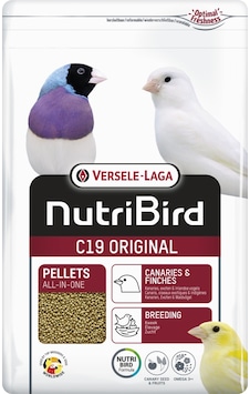 Versele - 33 - Laga Nutrıbırd C19 Orıgınal Fınch Pelet - Ece-umay - Yem 3kg Versele - 33 - Laga Nutrıbırd C19 Orıgınal Fınch Pelet - Ece-umay - Yem 3kg