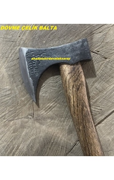 Güven Çelik Dövme Balta Karbon Çelik Balta Kamp Baltası El Yapımı Balta 1100gr 40cm Güven Çelik Dövme Balta Karbon Çelik Balta Kamp Baltası El Yapımı Balta 1100gr 40cm