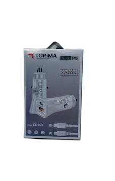 Torıma Cc-903 Pd18w+qc3.0 Beyaz Type-c Arac Sarj A