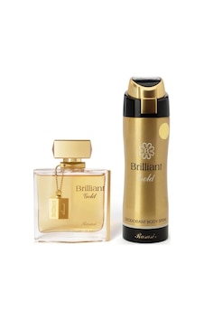 Brilliant Gold Unisex Hediye Seti, 100 Ml Edp + 200 Ml Deodorant Brilliant Gold Unisex Hediye Seti, 100 Ml Edp + 200 Ml Deodorant