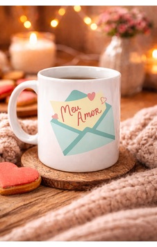 Meu Amor Tasarımlı Porselen Kupa Model 11 - Romantik Kalp Desenli Sevgili Kupası - Özel Tasarım Kahve & Çay Kupası Renkli Meu Amor Tasarımlı Porselen Kupa Model 11 - Romantik Kalp Desenli Sevgili Kupası - Özel Tasarım Kahve & Çay Kupası Renkli