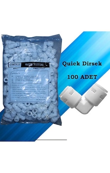 Quick Dirsek Su Arıtma Cihazı İki Tarafı Geçmeli Dirsek Filtre Quick Dirsek Su Arıtma Cihazı İki Tarafı Geçmeli Dirsek Filtre