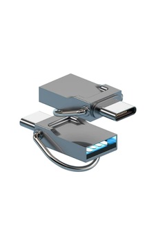 Type-c Usb Otg 64gb Flash Bellek 100mb/s Hızlı Ve Çift Uçlu Gri