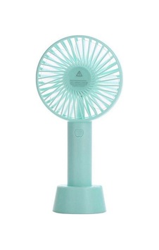 Şarjlı Fan Mini Taşınabilir El Ve Masa Üstü 3 Kademeli Standlı Vantilatör Fan Mavi Şarjlı Fan Mini Taşınabilir El Ve Masa Üstü 3 Kademeli Standlı Vantilatör Fan Mavi