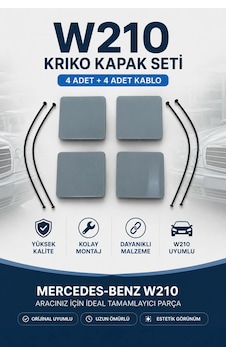 Mercedes W210 Kriko Kapak Seti