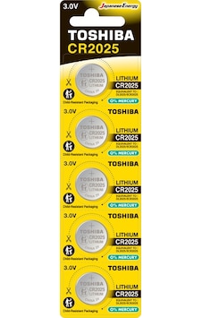 Toshiba Cr 2025 Lithium 5'li Pil - -popvitrin Toshiba Pvtrn