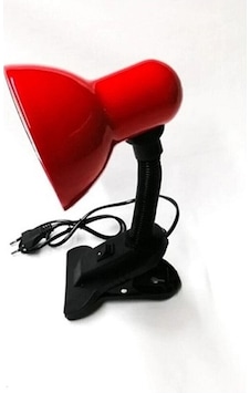 Mobgift Kıskaçlı/mandallı Spiralli Retro Öğrenci Çalışma Masa Lambası Kırmızı Mobgift Kıskaçlı/mandallı Spiralli Retro Öğrenci Çalışma Masa Lambası Kırmızı
