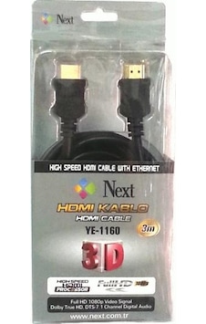 Next Ye 1160 3 Metre Hdmi Kablo Full Hd 3D
